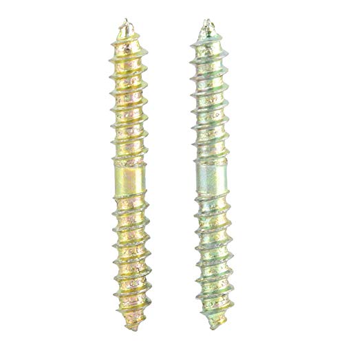 Image of 20pcs Double Ended Dowel Screw Self Tapping Threaded Bolts Rods Bars Studs Woodworking Furniture Connector 540mm Fastening Parts Self Tapping Screws