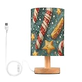 Éclairage chaud et confortable : la lampe de chevet en bois est fabriquée à partir d'une base en bois massif durable avec un abat-jour en lin assurant longévité et fiabilité. L'abat-jour en tissu adoucit la luminosité, sans scintillement et sans vertiges, de sorte que la lumière chaude est apaisante pour les yeux, il peut vous protéger efficacement les yeux et ceux de votre famille.