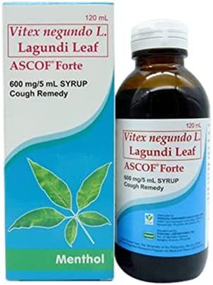Ascof Lagundi Leaf Syrup Menthol 120ml