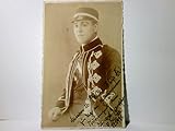  Vintage / Nostalgie. Studentika. Unbekannter Student in Uniform. Alte Ansichtskarte / Postkarte s/w, ungel. datiert 1921. Vorderseite mit Widmung. Vintage / Nostalgie.