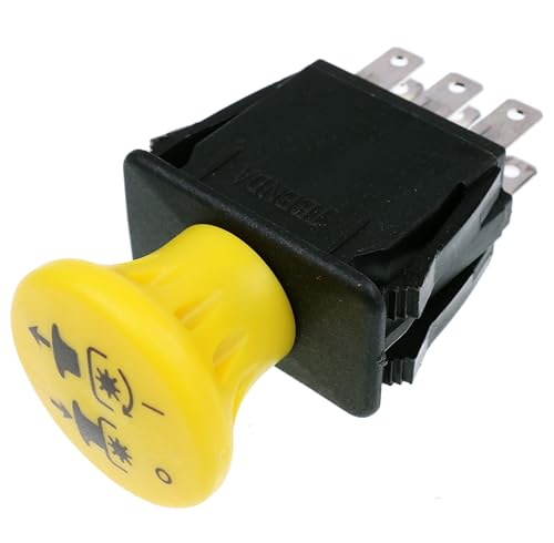 Interruptor de toma de fuerza compatible con Toro Exmark 116-0124 repuesto de 8 terminales 6