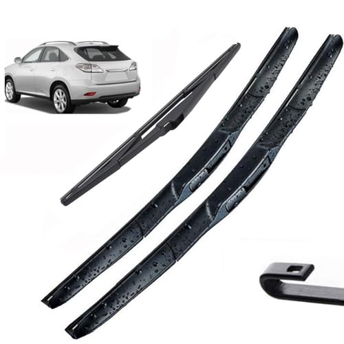Essuie-glace Lexus RX 2010-2015 - Kit de 3 balais avant arrière toutes saisons