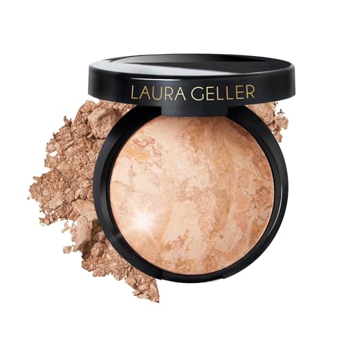 LAURA GELLER NEW YORK Baked Balance-N-Glow Illuminating Foundation - Fair - Buildable Sheer to Light Coverage - Satin Finish