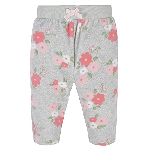 Image of Gerber Baby Girls' 4-Pack Microfleece Pants