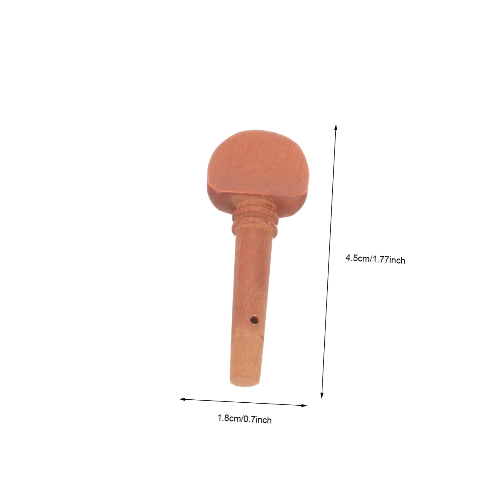 HANABASS 4Pcs Tuning Pegs for Violin Smooth Edges Durable Violin Accessories Lightweight and Portable for String Tension and Elegant Decoration