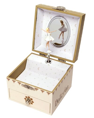 Boîte à bijoux musicale Ballerina, le cadeau idéal fille