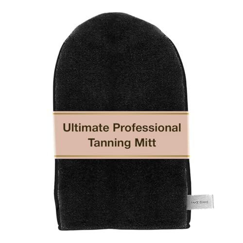 Fake Bake Ultimate Tanning Professional Mitt Sunless Tanner Face & Body Applicator Re-Usable, Durable & Machine Washable - Hand Protection Glove for Self Tanners Lotion, Foam & Mousse