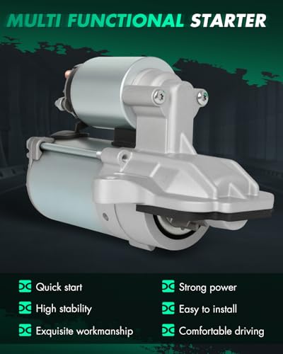 Image of SCITOO Starter Motor fit for Ford for Edge 2.0L 2012-2013,for Ford for Escape 2.3L 2005-2008,for Ford for Escape 2.5L 2009-2012 Replacement Starter 6674