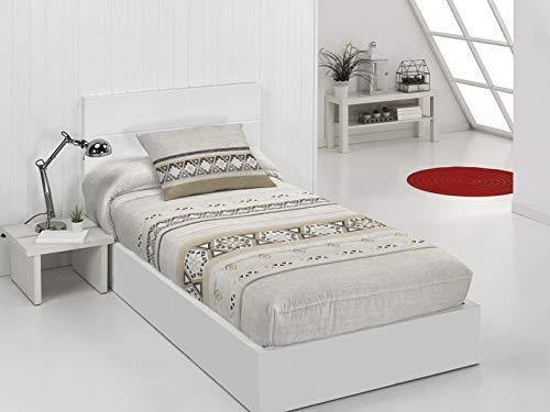 JVR Maya EDREDON Ajustable, Poliéster, Beige, Cama 105 CMS