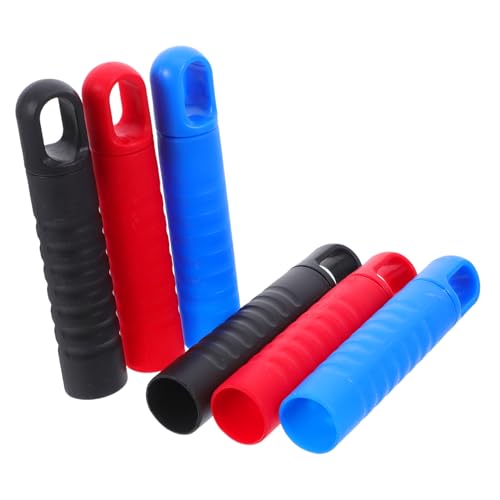 minkissy 6Pcs Slip Mop and Broom Handle End Caps Replacement Connectors with Hanging Hook Compatible with Diameter Poles for Comfortable and Cleaning