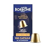 Caffè Borbone Miscela Ciao Venezia - 100 Capsule ALLUMINIO (10 confezioni da 10) - Compatibili con le Macchine ad uso domestico Nespresso®*