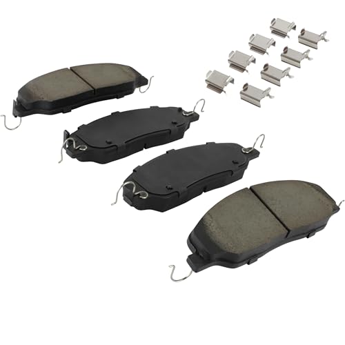 Image of QUALITY-BUILT Front Ceramic Brake Pads, Premium 1001-1464C, Compatible with 2011-2014 Ford Mustang