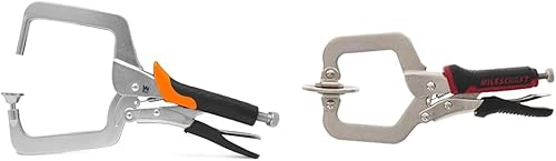 Miniatura 9 de WEN CL436R Abrazadera de ángulo recto de 4 pulgadas para carpintería y carpintería de agujeros de bolsillo