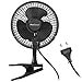 Pro Breeze Mini Ventilator mit Clip, 20 cm Durchmesser, 2 Geschwindigkeitsstufen, stabiler Clip - Ventilator leise, ideal als Tischventilator am Schreibtisch, für Growbox, Zuhause im Schlafzimmer