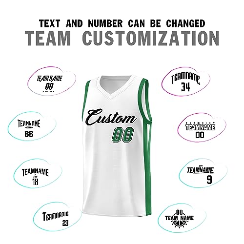 KXK Personalized Your Own Basketball Jersey Sports Shirt Printed Custom Team Name Number Logo for Men Youth