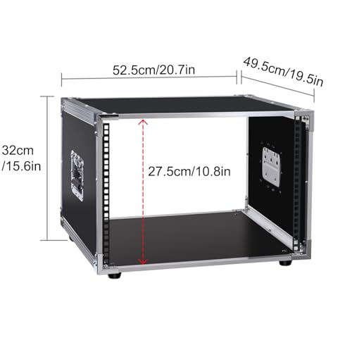 Grande supporto stereo per console di gioco, resistente, nero, per sala musica e soggiorno, perfetto per studi musicali (41 cm)