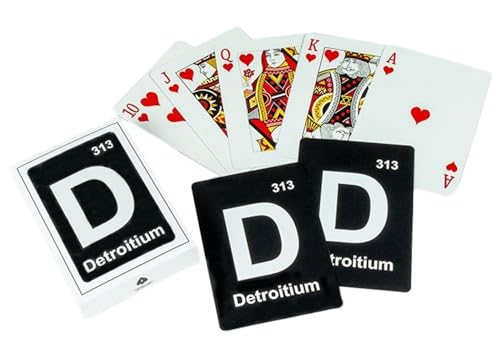 Cartas Detroitium 313 estilo tabla periódica