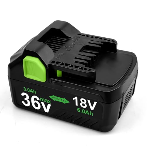 VANKO �݊� �n�C�R�[�L 36v �o�b�e���[ BSL36A18 1�� 36v/3.0Ah 18v/6.0Ah �����ؑ� �}���`�{���g�~�d�r ���� �n�C�R�[�L �o�b�e���[ BSL36A18/BSL36B18�ȂǂɌ݊��\ LED�c�ʕ\�� ���|�I�ȃp���[ 