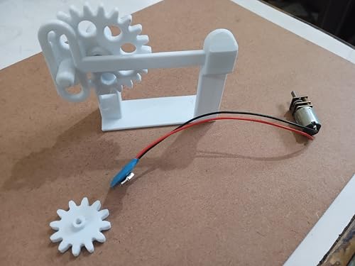 Image of Motorized Rotary Motion to Linear Reciprocating Motion Mechanical Model for School Science Physics /Mechanical Engineering /Teaching Aid /STEM Lab Models
