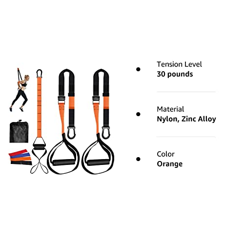 Resistance Training Kit, 2 Adjustable Resistance Bands With Handles + 1 Door Anchor + 4 Resistance Loop Bands, Bodyweight Resistance Bands For Working Out Hold Up To 900 Lbs Home Gym Equipment #TOP7