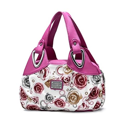 NICOLE & DORIS Elegant Floral Handbag Cover