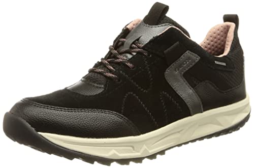 Geox D Delray B Abx A, Sneakers para Mujer, Negro (Black), 39 EU