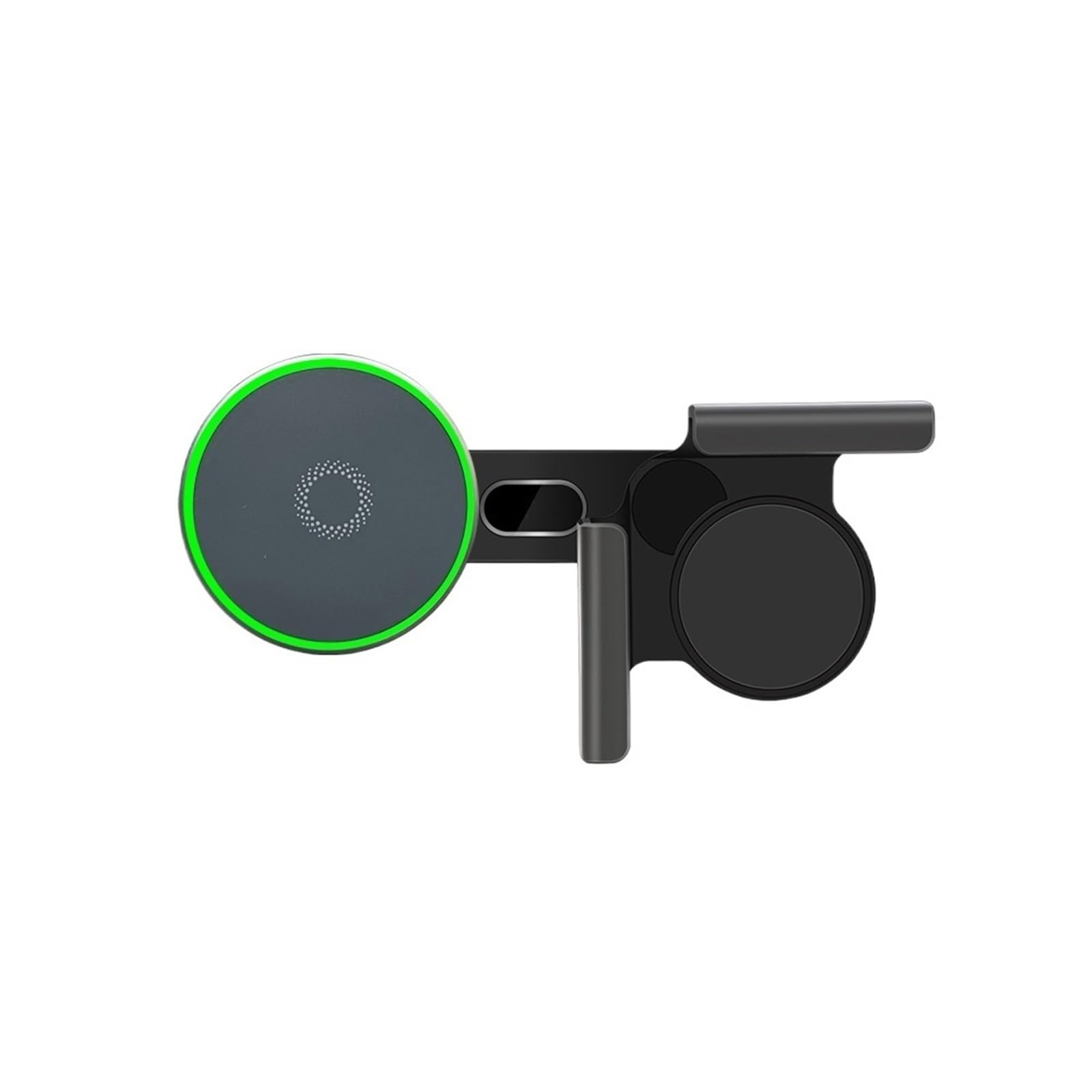 para Tesla para Modelo para 3 para Y para Highland para Launch para Juniper 2025 Soporte Montaje Teléfono 15W Cargador Inalámbrico Magsafe Magnético Soporte Móvil Coche(Green)