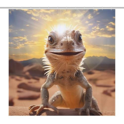 Rideau de douche caméléon imperméable anti-éclaboussures lavable en machine