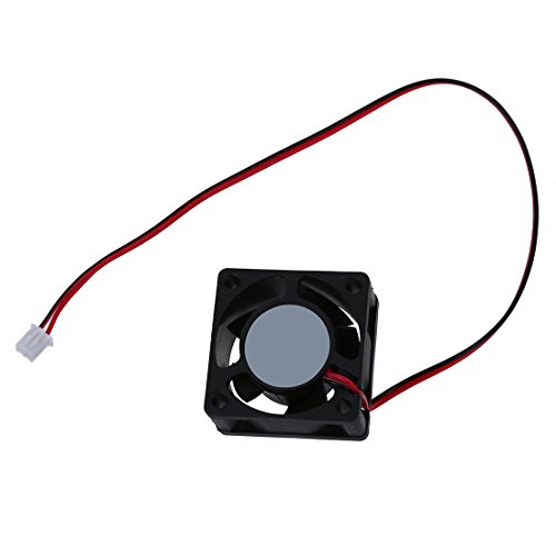 SODIAL(R) 40mm DC 5V 6.42CFM Chipset Cooling Fan Black for Computer CPU Cooler
