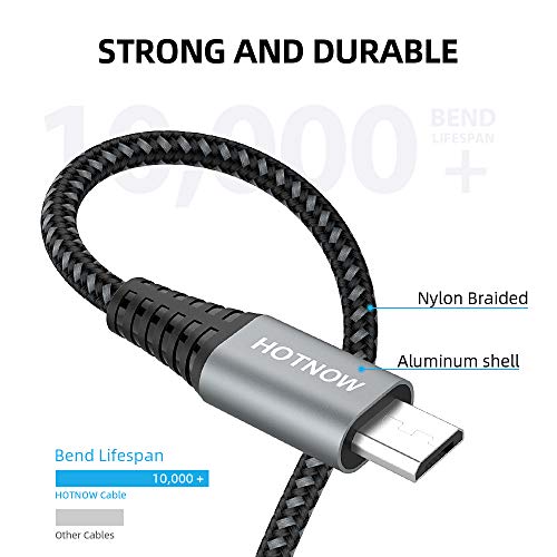 HOTNOW USB C to Micro USB Cable 0.5m 2Pack, 50cm USB Type C to Micro USB Cords Fast Charging and Data sync - Image 3