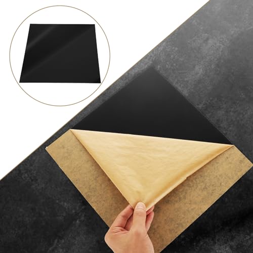 ZUQIAN 4 Pack 12 x 12 Inch Black Acrylic Sheet - 1/4" Thick (6mm) Square Plexiglass Sheets, Cast Acrylic Sheet with Protective Paper for DIY Display, Craft - Image 3