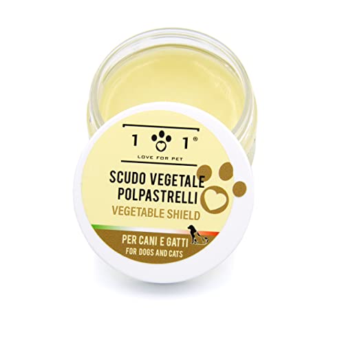 Crema Polpastrelli Cane e Gatto, 50ml - Ripara e Protegge Zampe da Terreno, Caldo, Agenti Esterni, Sabbia - Balsamo Idratante Naturale - Difende Cuscinetti da Graffi e Screpolature - Linea 101