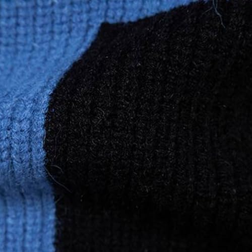 Muscularfit Mens Sweaters Color Block Long Sleeve Causal Fashion Knitted Sweaters Slim Pullover Sweater Fall Winter Knitwear4