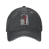 I Stand for The Flag and Kneel for The Cross Jesus Christian American Flag Hat Adjustable Classic Retro Gifts Black