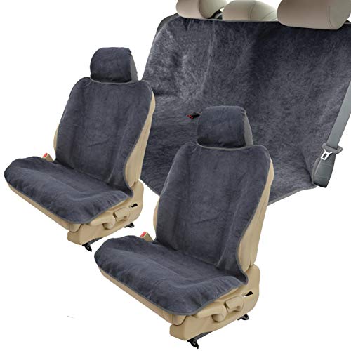 UltraFit Sweat Towel Car Seat Covers - 2 Front Bucket Seat Protectors