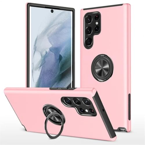 Coque Galaxy A16 rose rigide anneau support de protection antichoc