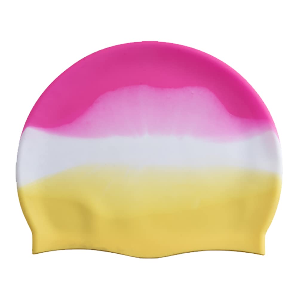 HYCOPROT Kids Swimming Caps for Boys Girls, Durable Silicone Swim Cap for Long/Short Hair, Unisex Swim Shower Bath Hats for Age 3-15, Waterproof Comfortable Swim Caps for Child Young Teens (B09ZTV5VN7) Amazon Price History, Amazon Price Tracker