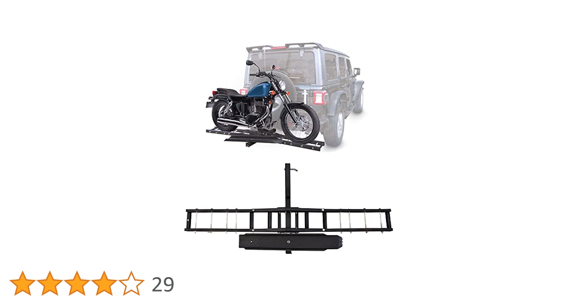 Amazon.co.jp: HOUGEET 500ポンド オートバイトレーラーヒッチ
