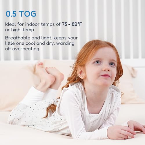 Image of TotAha Toddler Sleep Sack with Legs, 0.5 TOG Light and Soft Baby Sleeping Bag, Walker Sleep Sack for Babies 12-24M, 2T-3T