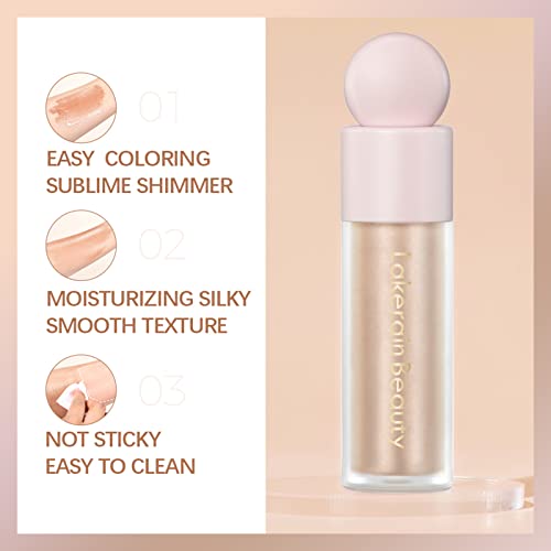 Soyub Liquid Luminizer Blush Makeup, Liquid Illuminator Face Highlighter, Waterproof Long Lasting, Natural Skin Tint,Moisturizing Face Blush Wand For Cheek, Starlight #TOP3