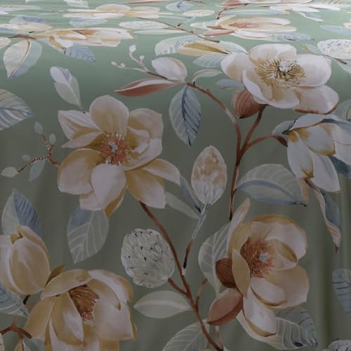 Parure de lit 100% coton vert Eleanor pour lit simple Appletree