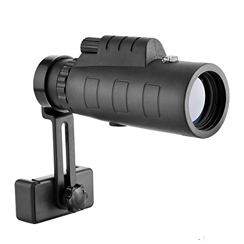 Kit de clipe de lente para câmera celular, universal, 40 x 60 HD, telescópio monocular, lente de tel