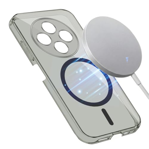 Image of Jkobi Lifetime Anti-Yellow MagSafe Compatible Clear Back Cover Case for Poco C75 | Poco M7 (Sleek Hard Crystal | Shockproof and Camera Protection)