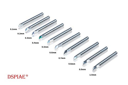 DSPIAE HC-08 Tungsten Steel Panel Line Scriber Hook Broach 1 mm Chisel 1.0mm