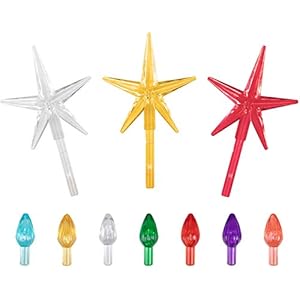 Replacement Lights Bulbs for Ceramic Christmas Tree National Artcraft Ornaments for Ceramic Tree Accessories, Flame…