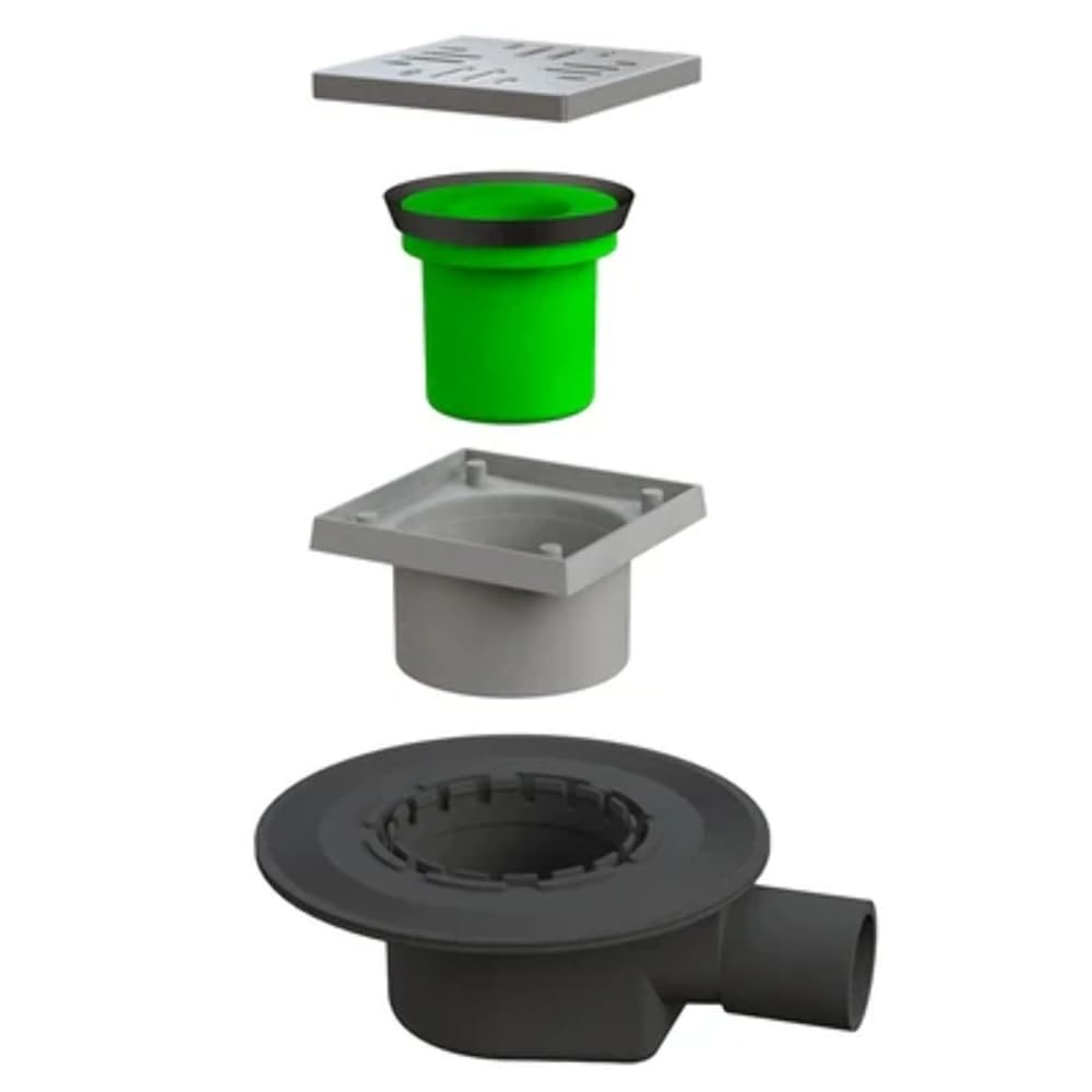 BONOMINI DIANFLEX_8033408889047 Go Cockpit with Stainless Steel Grate 40/50 mm, Multi-Coloured