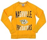 NHL PREDATORS Boys 8-20 PERFORMANCE FLEECE CREW NECK LS TOP 14/16/-L