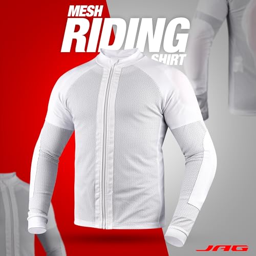 image for J.A.G. Motorcycle Mesh Shirt for Men with CE Certified Protective Padd