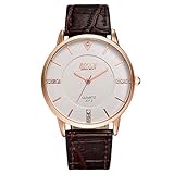 RELOJES Relojes Hombre Relojes De Pulsera Calendario Cronógrafo Multifuncional Temporizador De De Cuero Moda Lujo Clásico Relojes de moda, Blanco