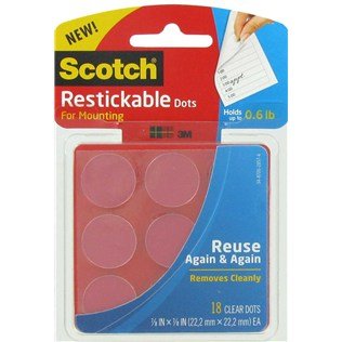 Scotch Clear Restickable Dots